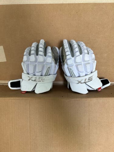 Used STX Surgeon RZR Lacrosse Gloves: Palms Cut (contact for negotiations)