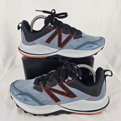 New Balance Mens Dynasoft Nitrel V4 MTNTRCK4 Blue Running Shoes Sneakers Sz 8.5D