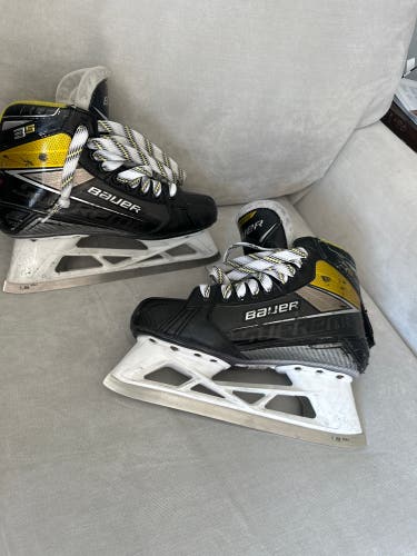 Used Bauer Regular Width  Size 7.5 Supreme 3s Hockey Goalie Skates