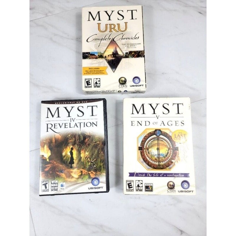 Myst Game (Set Of 3)