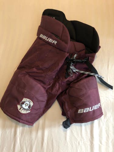 Used Junior Bauer Nexus Boston Jr. Eagles Hockey Pants (Size: Large)