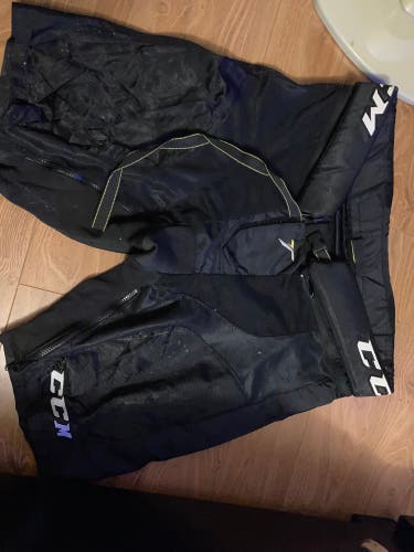 Black Medium CCM Super Tacks Pant Shell