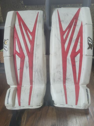 Used 27" Brian's GNETiK 8.0 Goalie Leg Pads