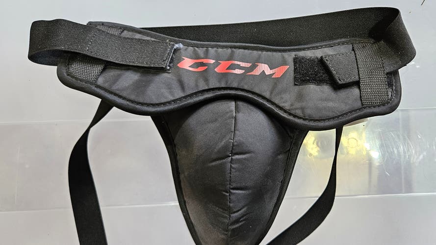 Used Junior CCM Goalie Jock strap/Nut Cup