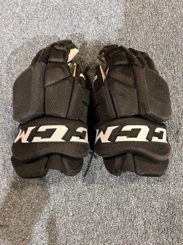 Used Charlotte Checkers CCM 14" HGTKP Pro Stock Gloves #13