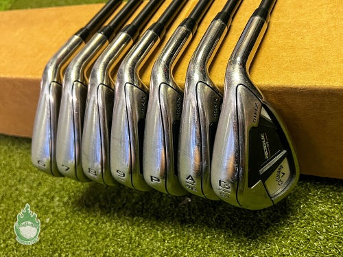 Used Callaway Rogue ST Max Irons 6-PW/AW/GW Cypher 50g Senior Graphite Golf Set