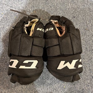 Used Charlotte Checkers CCM 14" Pro Stock HGTKPP Gloves