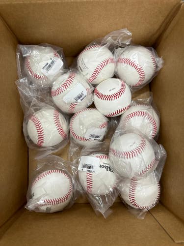New Wilson A1030 Baseballs 12 Pack (1 Dozen)