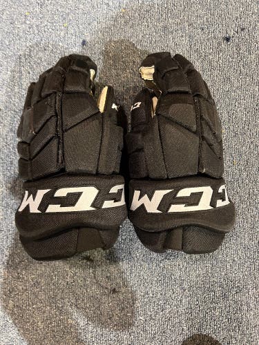 Used Charlotte Checkers CCM 14" Pro Stock HGTKPP Gloves #2
