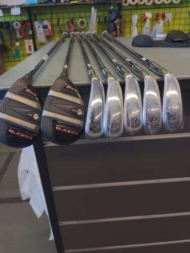 New Women's Cobra Right Handed King F9 Speedback hybrid set.