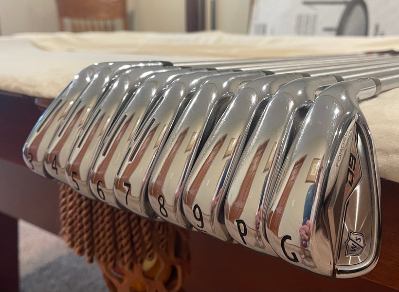 Men's Wilson Right Handed D9 Forged Iron Set Extra Stiff Flex 9 Pieces Steel Shaft