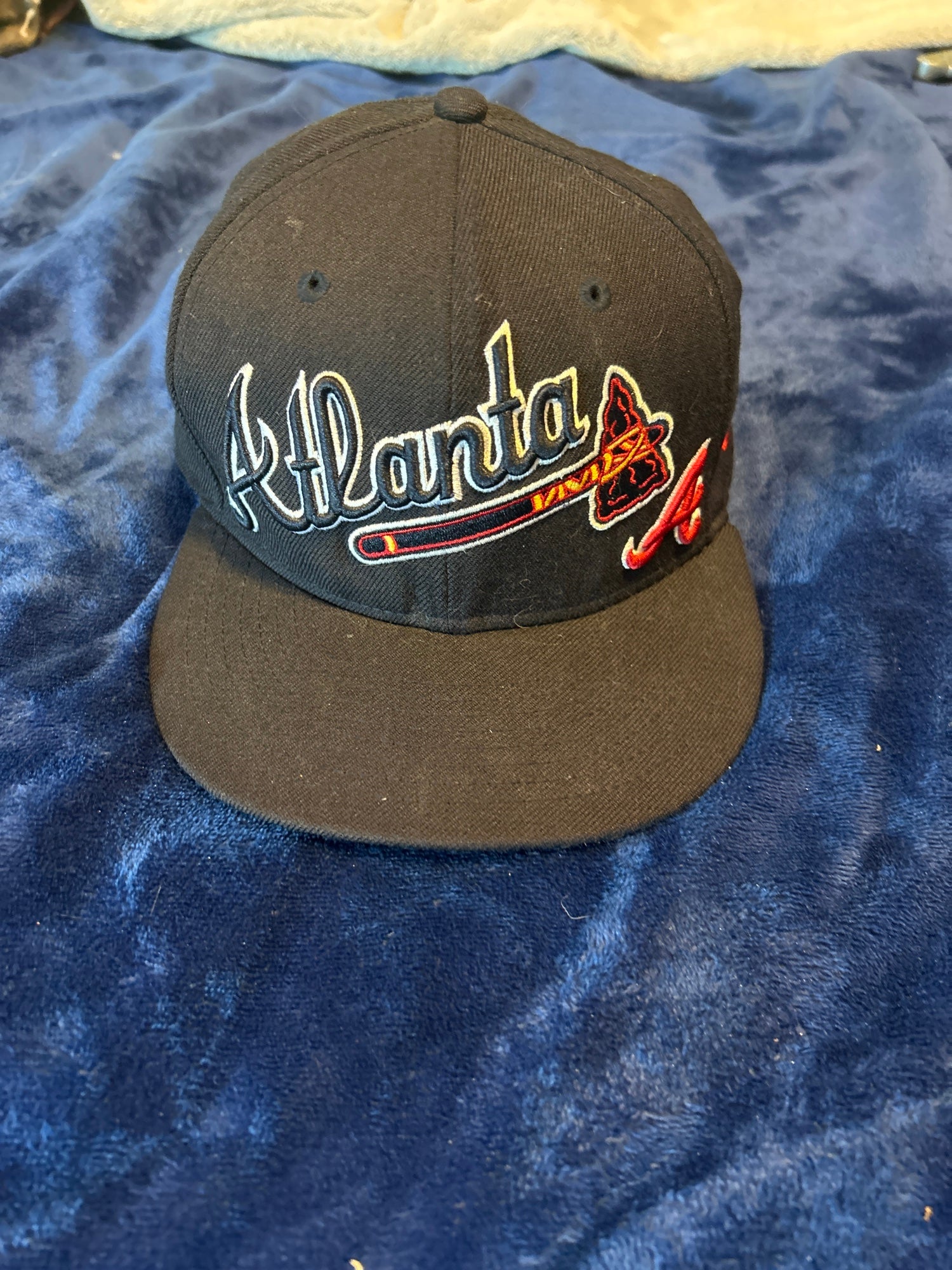 Atlanta Braves New Era Beef Broccoli Size 7 3/8 Cap Hat Fitted Major League  Baseball Green Brown | SidelineSwap