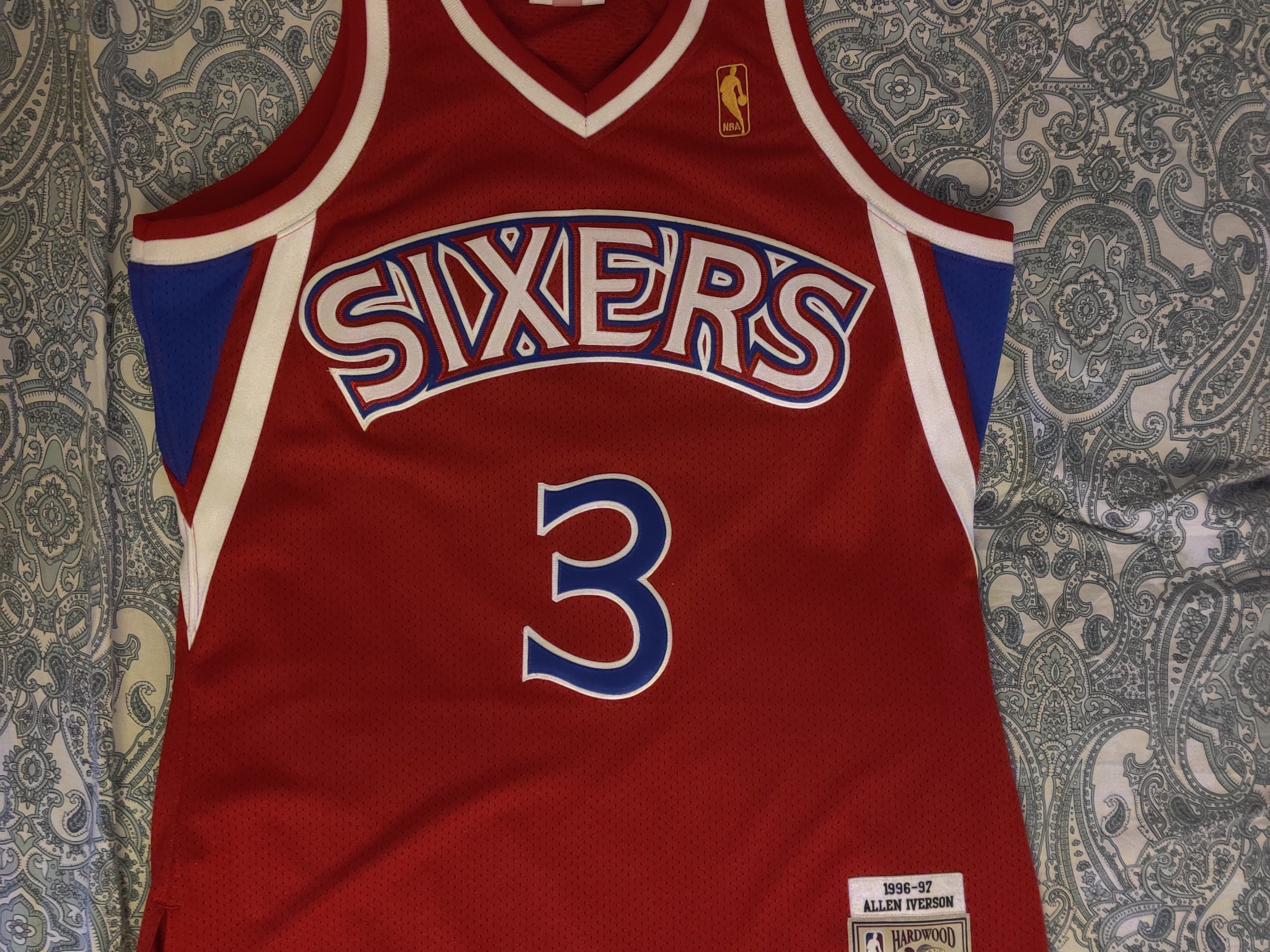 adidas, Other, Rare Allen Iverson Adidas Denver Nuggets Throwback Jersey