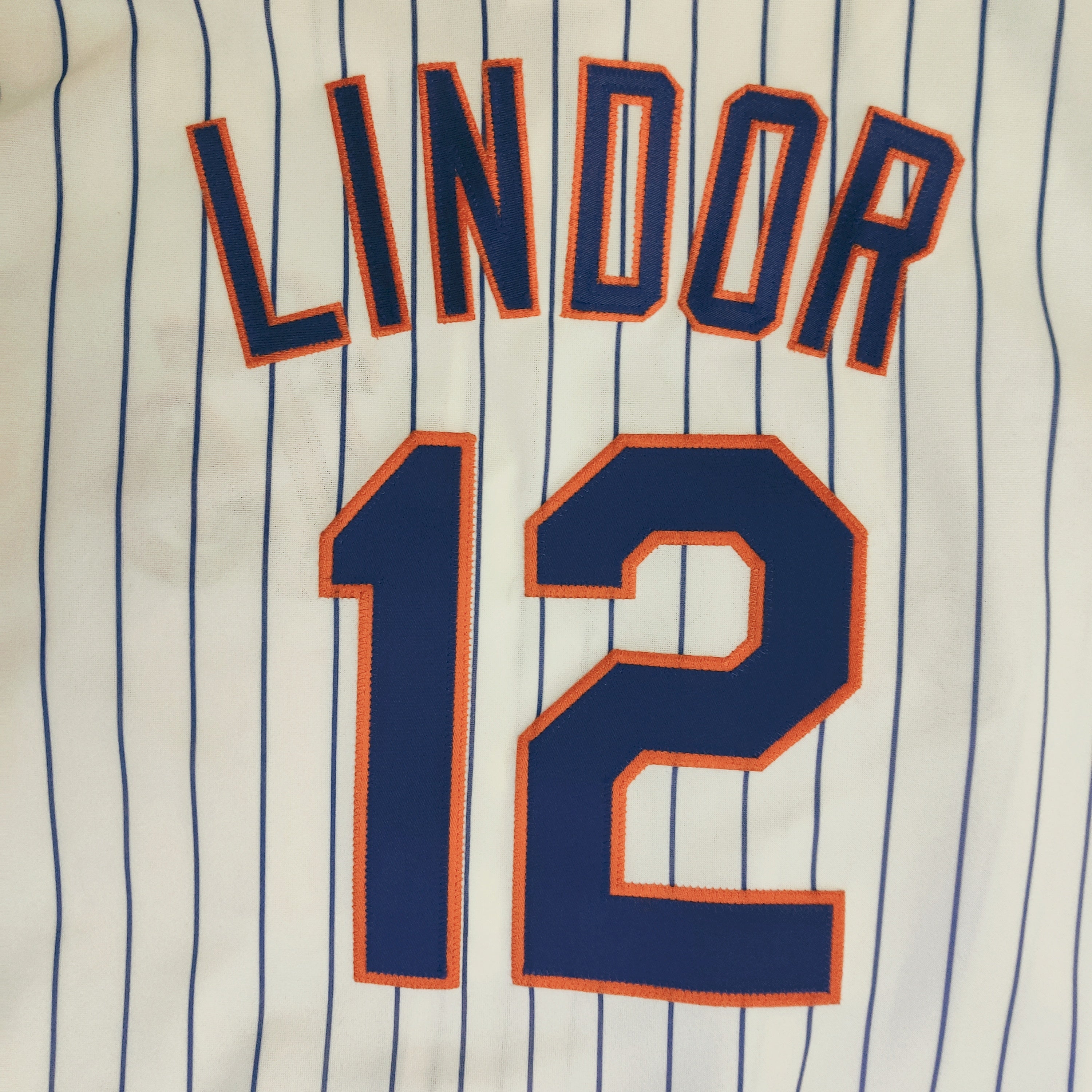 Francisco Lindor Mets White New Men's Large Jersey