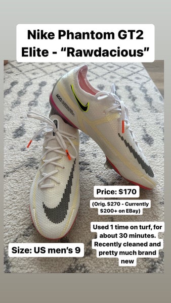 Nike Phantom GT2 Elite FG Cleats - Men’s Size 9.0 (Women's 10)
