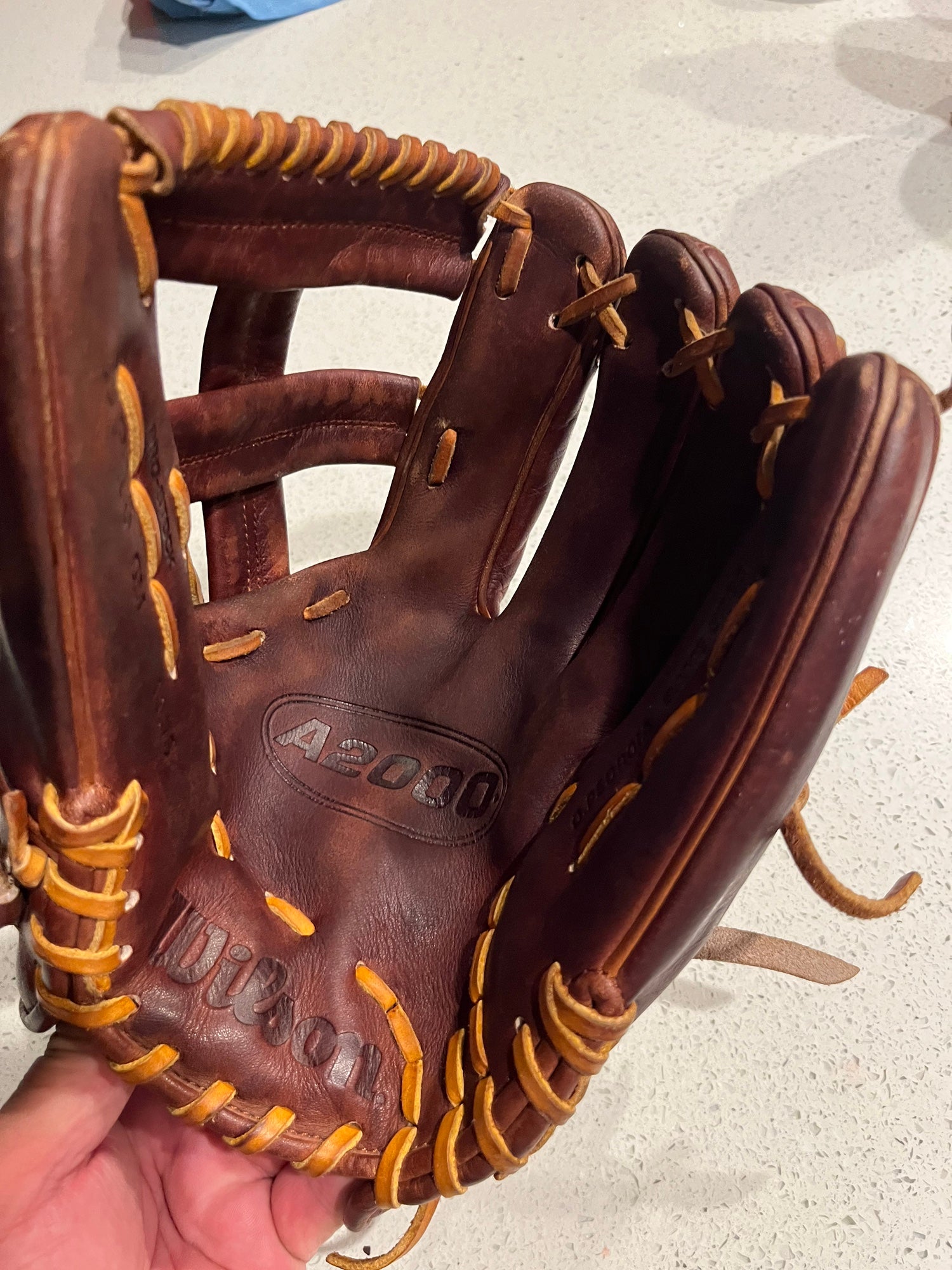 Wilson A2K DP15GM Dustin Pedroia Game Model Baseball Glove 11.50