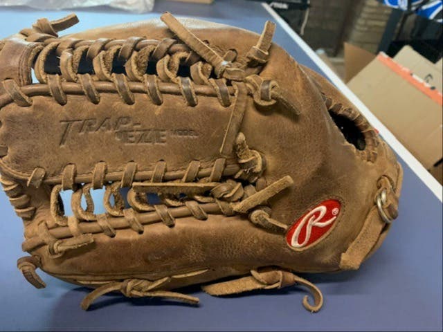 Used Lefty Rawlings Trapeze SL127T Outfield Sandlot Series Baseball Glove 12.75"