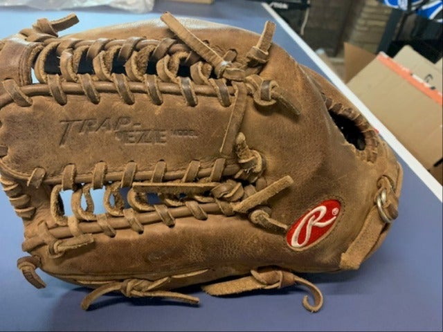 Used Lefty Rawlings Trapeze SL127T Outfield Sandlot Series Baseball Glove 12.75"