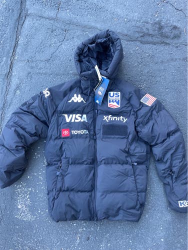 Brand New US Ski Team Kappa Puffy Jacket Mens Large