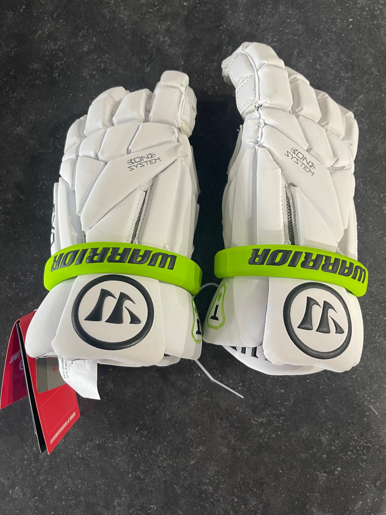 New Custom True Lacrosse Player's Warrior Evo Lacrosse Gloves 12"