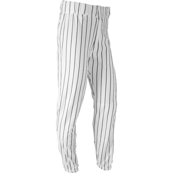 Champro Adult Pinstripe Baseball Pants WHITE/BLACK Adult XLarge