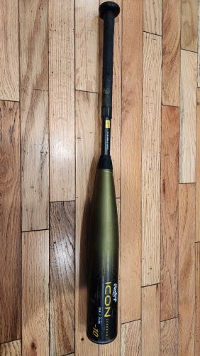 Used USSSA Certified 2023 Rawlings Composite ICON Bat (-10) 18 oz 28"