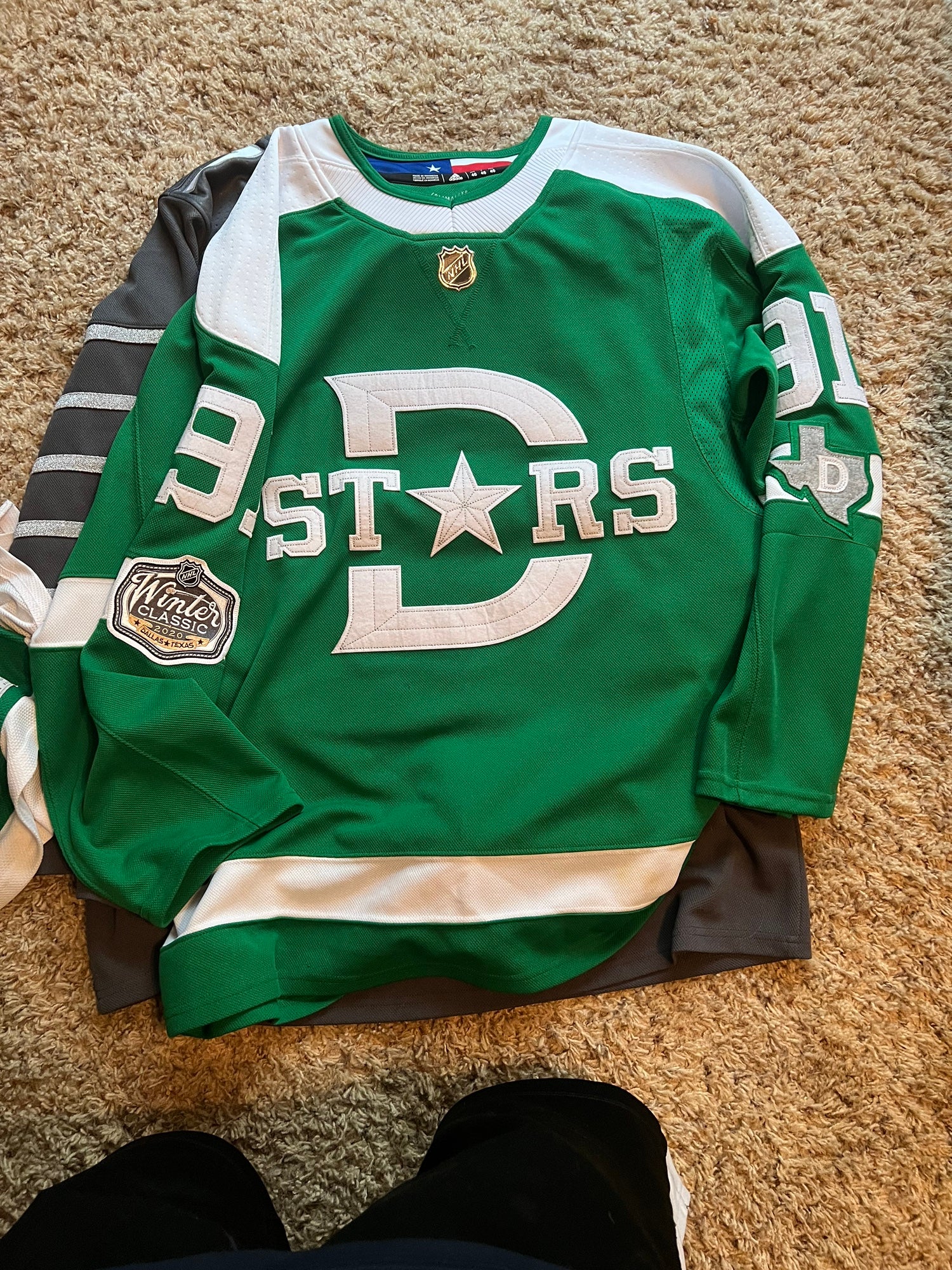 Dallas Stars Team Issued 2020 NHL Winter Classic MiC Adidas