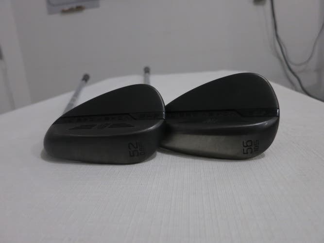 Titleist Vokey SM8 Jet Black Wedge Set - 52* - 56* - DG Steel