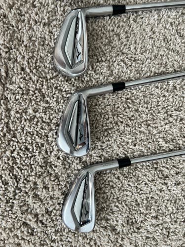 Used Right Handed Stiff Flex Steel Shaft JPX 921 Forged Iron Set