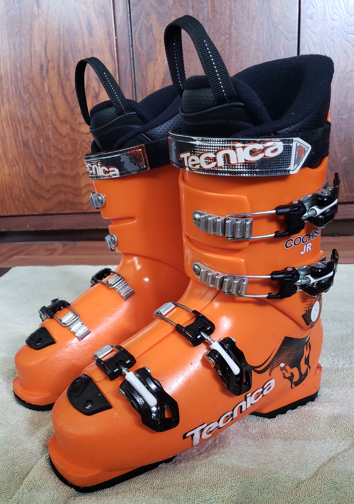 25/25.5 TECNICA COCHISE JR. Ski Boots INTERMEDIATE YOUTH 7-7.5) USED*NEW SOLES WASHED & CLEAN 298mm
