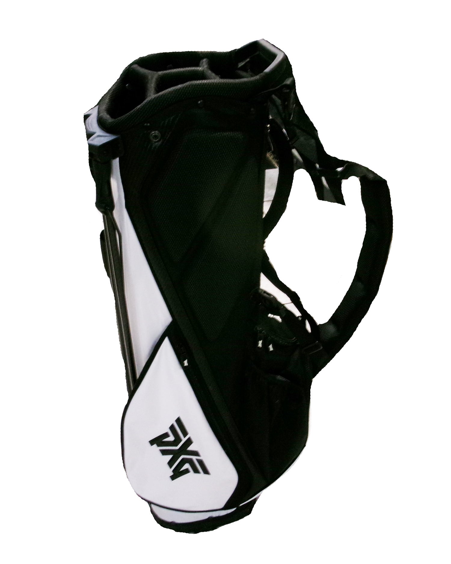 PXG Lightweight Carry Stand Bag in Black & White