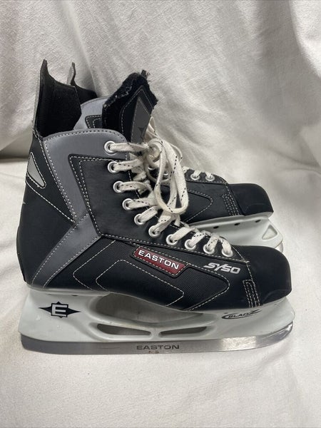 Easton Synergy SE16 White Hockey Skates- Senior