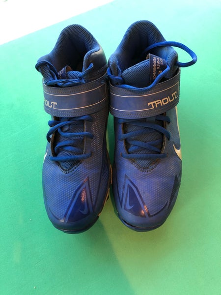 Used Nike TROUT 27 Senior 7.5 Baseball and Softball Cleats