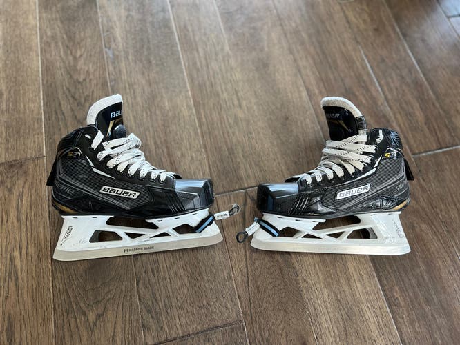 Used Bauer Regular Width Size 4 Supreme S27 Hockey Goalie Skates