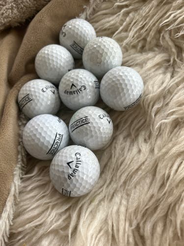 9 pack of Callaway Supersoft Practice Balls