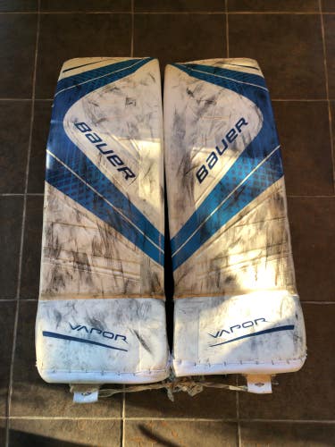 Used Senior Bauer Vapor 1X Odin Hockey Goalie Leg Pads (Size: Large)