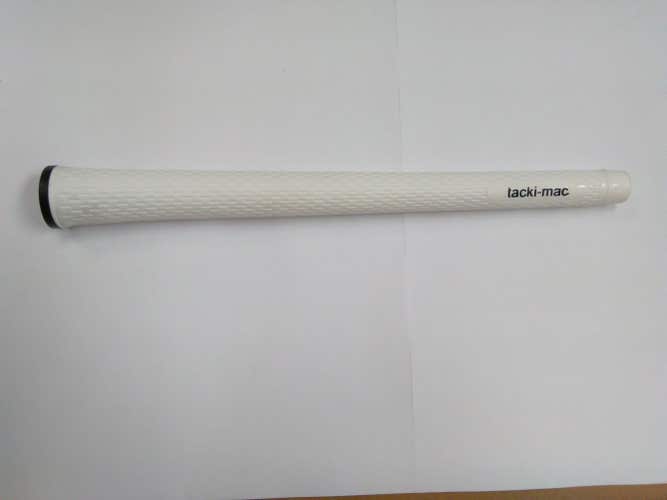Tacki-Mac Itomic White with Black Cap Grip (White, Standard) 60R 48g NEW
