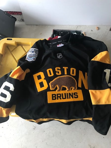 Reebok Boston Bruins Mens Premier Home Jersey - Black