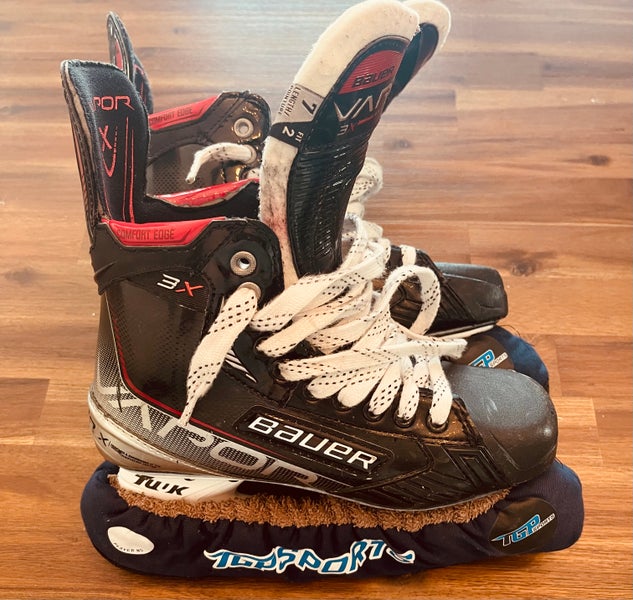 Senior Used Bauer Vapor 3X Hockey Skates Size 7 - Great Condition