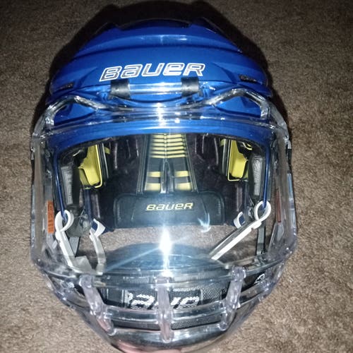 Used Small Bauer Re-Akt Helmet Pro Stock