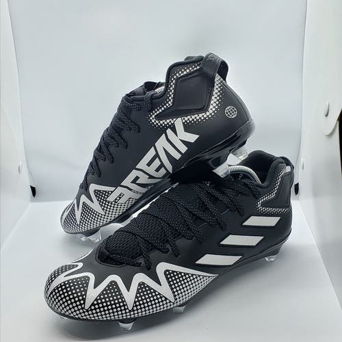 NEW Adidas Freak 22 Football Cleats Team Black / White HR1632 Men’s Size 12.5