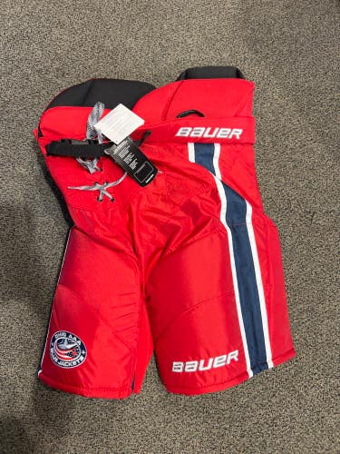 Ohio AAA Blue Jackets New Junior Medium Bauer Nexus Hockey Pants