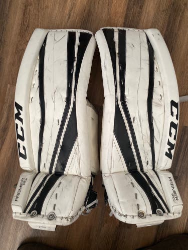 Used CCM Premier R 1.5 30+1” Goalie Leg Pads