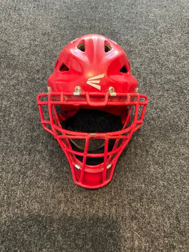 Easton Catcher’s Helmet/Mask, Red, Size: 6 1/8 - 7