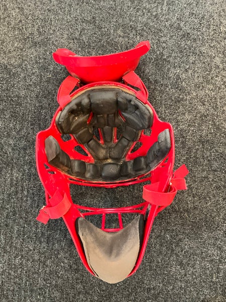 Diamond DFM-15 Softball / Baseball Catcher’s / Umpire Mask No Straps Pro  Red Brand New! | SidelineSwap