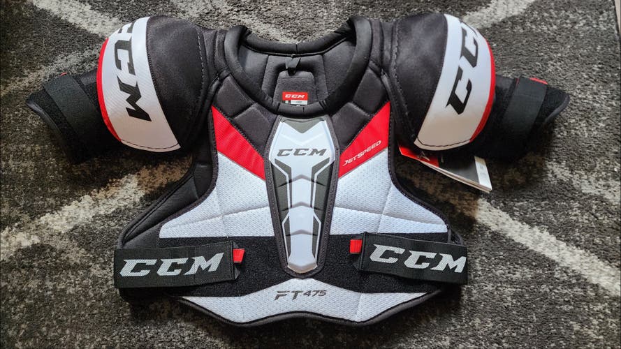 Senior New Large CCM JetSpeed FT475 Shoulder Pads