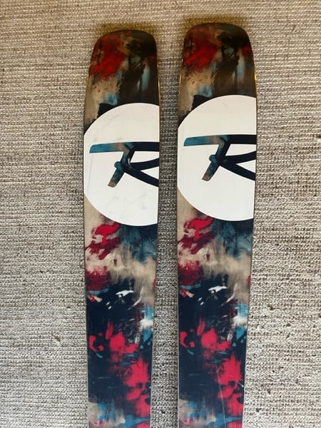 Used Men's 2013 Rossignol 188 cm Powder S7 Skis With Bindings Max