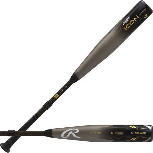 New 2023 Rawlings Icon -3 BBCOR Baseball Bat RBB3I3 33/30