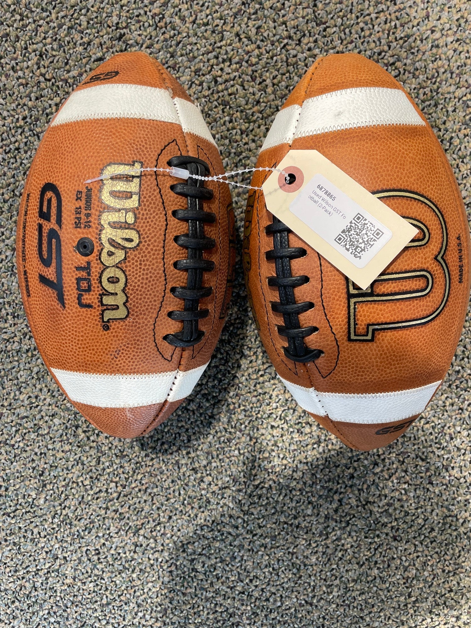 Fully Game Prepped/Mudded Wilson *GST Prime* Football