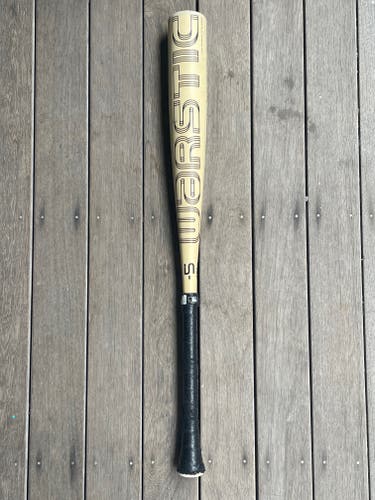 Used USSSA Certified 2021 Warstic Alloy Bonesaber Bat (-5) 25 oz 30"